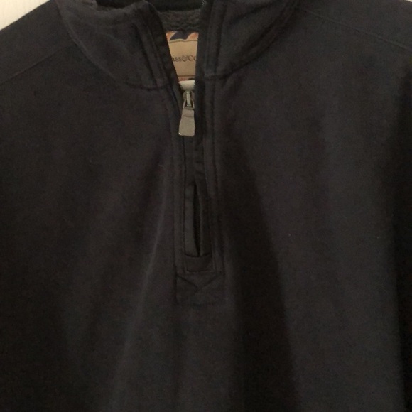 Men’s G.H. bass & co. Sherpa lined Pull over half zip long sleeve shirt - Picture 3 of 10